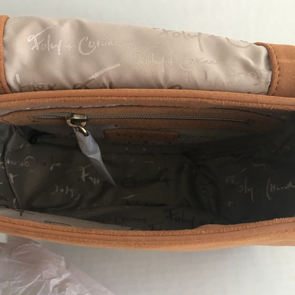 Foley + Corinna Brown Suede Woman’s Shoulder Bag - Picture 7 of 8